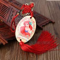 Thermal transfer car pendant personality DIY image car pendant blank China knot car hanging decoration CP-06