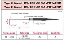Japan anritsu Anritzer Small Thermometer Sensor CS-13K E-010-1-TC1-ANP SP