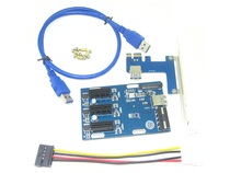 PCI-E to PCIe adapter card 1 tow 3 tow 3 patch cord graphics card adapter card 1 turn 3 turn 3