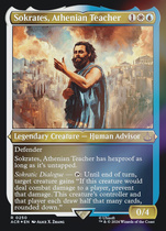 (Star) Magic: The Gathering ACR Assassins Creed Biyin English Etching Flash Socrates Grand Master of Athens