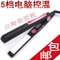 Fast Warming Hair Care Type 100% Ceramic Temperature-controlled Electric Splint Straight Hair Straightener Pull Straight Board 5 Gear Thermoregulation