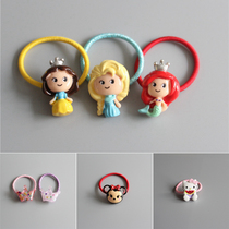 Children headdress head rope tie hair leather band Korean version of cartoon princess girl skin ring baby hair accessories hair rope Hairband