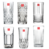 Buy 5 Get 1 imported RCR crystal glass juice drink cup household glass cold water Cup Colin long drink Barter