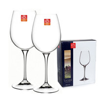 (2) Italy imports RCR lead - free crystal red glass household wine glass with wine glass