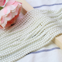 Embroidered DIY handmade pearl beaded jewelry accessories 4 5 6 8 real holes without scratch round beads scattered beads