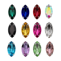 Hand seam drill French embroidery worker DIY decorative accessories material accessories horse eye rhinestones