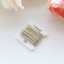 French embroidery material glitter decorative flat strip