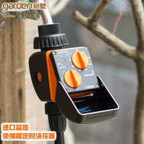 Double knob programming-free timer 8 12 mid-tube garden automatic watering controller balcony home irrigation system
