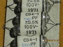 71 years new high precision 5 thousandths of polystyrene capacitor CB4-1 50000PF 100V