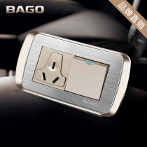 Baigao switch 118 type water heater air conditioning socket panel 1 open 3 holes with switch one open dual control 16A socket