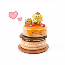jeancard music box kitty pudding dog cute creative forest live girl birthday gift fun Christmas ornaments