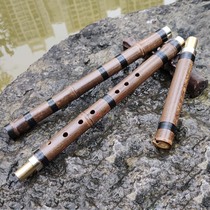 Otter Sea Three Festival Zhang Hai Ship Professional Performance High-end Purple Bamboo Cave Finely Crafted Six Eight-hole Adjustable Shaw Musical Instrument