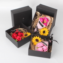 Valentines Day creative Birthday gift for boyfriend and girlfriend net celebrity simulation floral soap rose sunflower gift box promotion