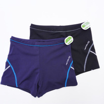 Mens swimsuit black chlorine resistant swimming trunks mens boxers quick-drying Sports beach pants professional swimming sexy shorts boxers