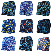 Swimming trunks hot spring adult water park printed mens plus size boxer swimsuit mens swimming shorts manufacturers