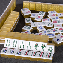 Jin Xin local tyrants gold hand rub crystal brand 3 layer crystal mahjong brand household large to send tablecloth acrylic export