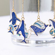 A variety of student metal bookmarks whale astronauts reading souvenirs childrens gift boxes custom-made creative cultural creations