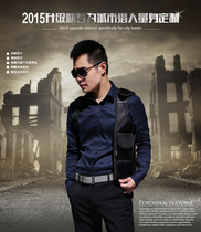 Travel close-fitting burglar-proof purse men and women travel abroad travel sport stealth police with underarms Multi-function inclined cross-wallets