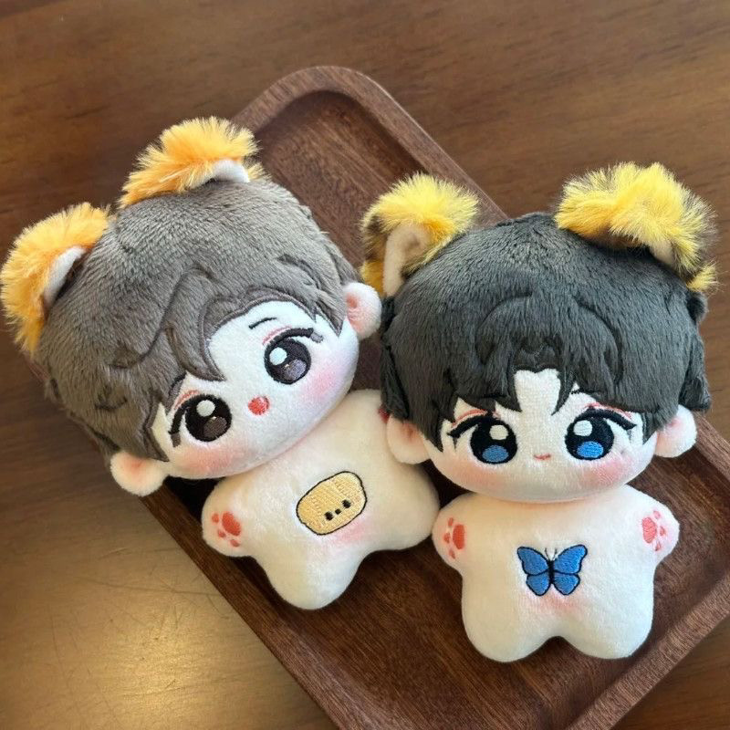 黃星邱鼎傑花生cp垂涎狼兔花詠盛少遊10cm有耳朵棉花娃娃Q版愛豆