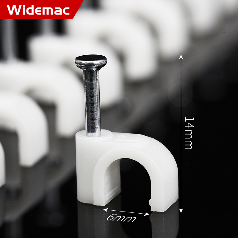 wire clip wire fixing wall steel nail wire clip plastic clip wire nail network cable nail wall nail clip nail wiring device