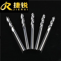 Jierui tungsten steel three-edged spiral milling cutter Woodworking three-edged milling cutter Computer engraving cutter Three-edged milling cutter
