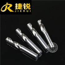 Jierui 6mm single-edged spiral milling cutter Computer engraving knife Woodworking engraving machine Tungsten steel engraving density board cutting