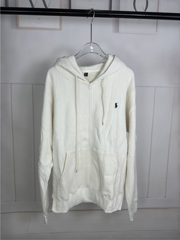 Unisex autumn plus velvet zipper cardigan sweater embroidered small label loose casual clean jacket