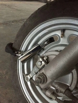 Rocket head new patented card wheel lock tricycle electric car motorcycle card wheel lock disc lock anti-hydraulic shear