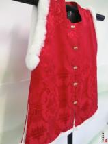 (dingyou old year and ringing in the new year) the rest of the Qing ta tu mao mink is pink silk jacquard sang bo duan tapestry quilted than a