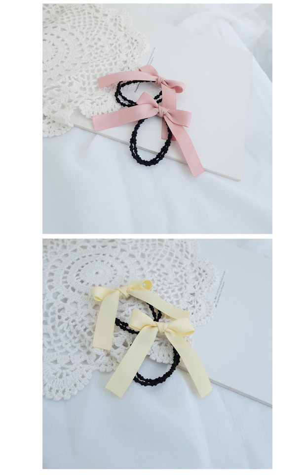 日系少女甜美软妹学院jk发饰红色蝴蝶结双马尾皮筋洛丽塔头绳皮套