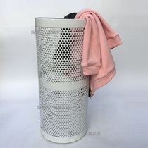 Paya home Nordic large dirty clothes bucket IKEA laundry basket metal storage basket bedroom storage basket