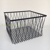 Paia storage basket ZAKKA storage basket IKEA iron basket hardware basket metal basket can be fixed