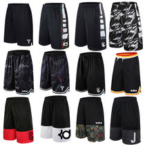 Sports pants mens quick-drying summer five-point beach pants running fitness training over the knee loose large size basketball shorts