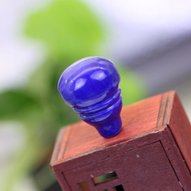 lapis lazuli three-way one-piece pacifier Buddha head with top beads and many precious beads hand string diy vajra star moon bodhi accessories