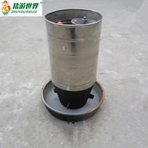 Drum automatic trough fattening big pig trough feeding trough pig raising equipment pig teaching trough