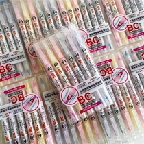 Thickness dual-use double-headed watercolor pen a box of 6 sets depicting graffiti marking etc~