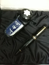 Montblanc ten thousand Baolong 149 fountain pen large class T tongue 18K Hemingway tip suit (display item not for sale)