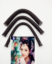 Ancient costume styling hair wrap curl COS styling wig universal horn hair pad practical
