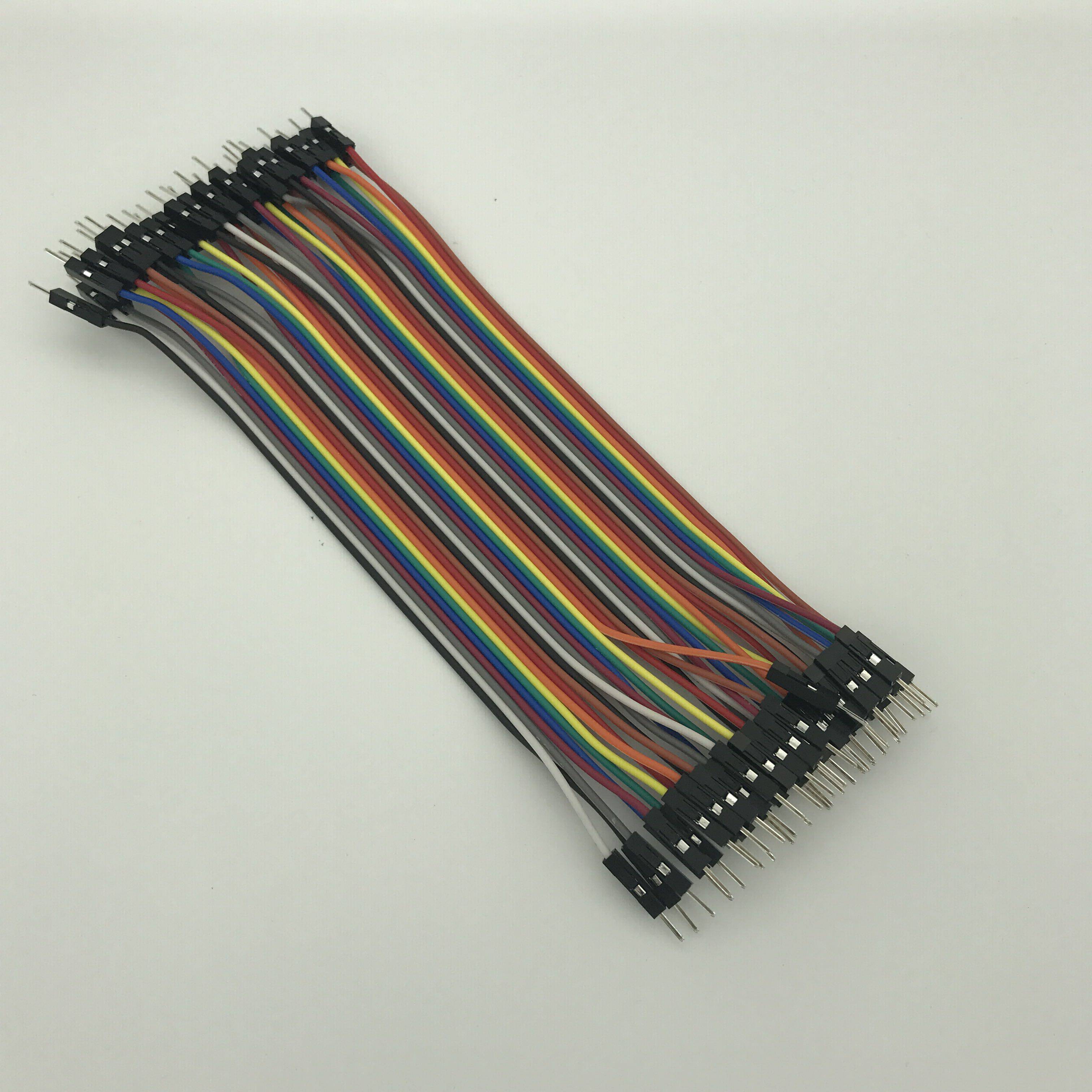 树莓派3 40p彩排杜邦线连接20/21cm 母对母 公对母 公对公 1排40