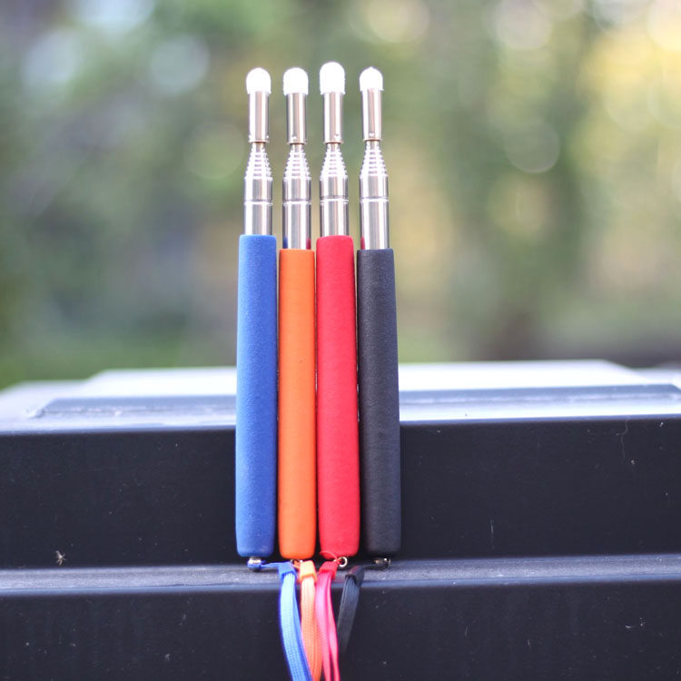 厂家直销 电子白板教鞭笔 毛毡头白板教鞭笔 触控伸缩不锈钢教鞭