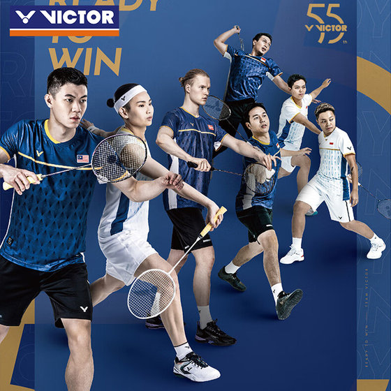 Victor Victor Wicto Badminton 유니폼 55 주년 남성 및 여성 스포츠 단축 퀵 건조 니트 티셔츠 T-5501 Victor Victor Wicto Badminton 유니폼 55 주년 남성 및 여성 스포츠 단축 퀵 건조 니트 티셔츠 T-5501