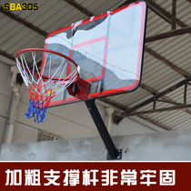 Adult household basketball rack Outdoor wall-mounted basketball rack PC board outdoor hanging basketball frame