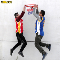 SBA305 Wall-mounted basketball frame Adult basketball frame outdoor blue ball frame Outdoor standard adult wall-mounted basket