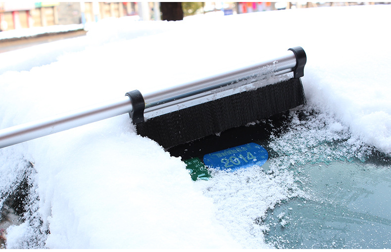 New nhôm hợp kim đa chức năng tuyết xẻng cào tuyết rã đông ice xẻng xe sạch nguồn cung cấp công cụ khả năng mở rộng