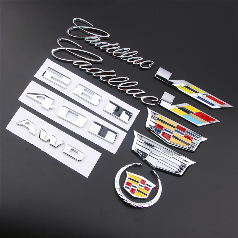 Special for Cadillac ATSL English tail mark XTS CT6 XT5 XT5 XT4 letter car tail post-post car mark