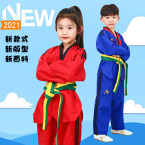 Taekwondo clothing adult custom clothing red and blue black coaching uniform childrens clothing training clothes for men and women