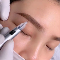 Embroidery special marker pen fixed frame stereotype pen waterproof wipe eyebrow type application linen fixed point pen tattoo eyebrow tool artifact