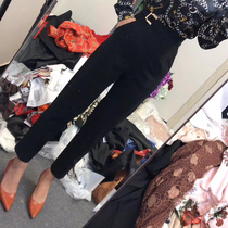 Suit pants womens high-waisted casual pants Korean version loose thin nine-point pants Harun pants small feet radish pants womens spring and summer