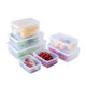 Crisper box rectangular plastic boxตู้เย็น special refrigerated food storage box transparent lidded storage box commercial