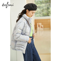 Evelly casual down jacket women 2020 winter New stand collar short thick bread jacket warm down jacket